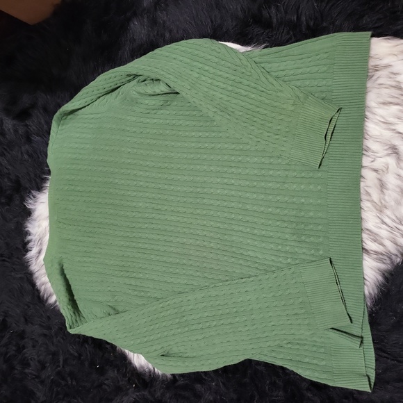 WOMENS CHARTER CLUB GREEN SWEATER SIZE 2X - Picture 4 of 4